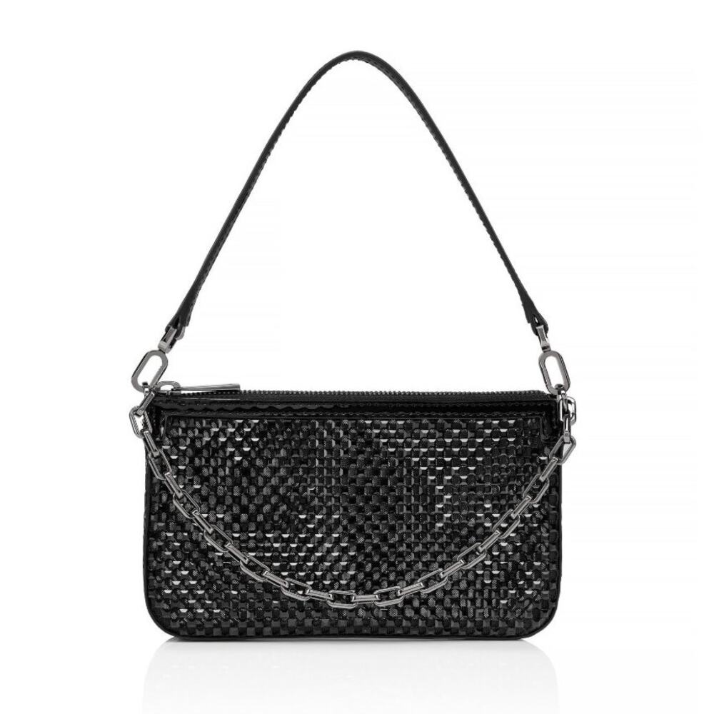 CHRISTIAN LOUBOUTIN Mini Loubila Crystal Embellished Shoulder Bag